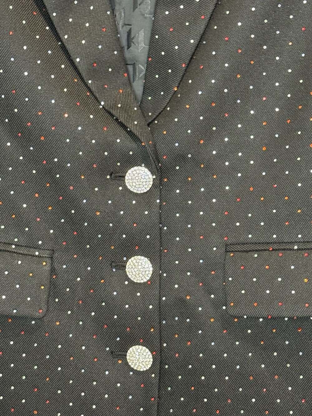 Karl Lagerfeld Paris Rhinestone Embellished Blazer Size 8 - Picture 3 of 13